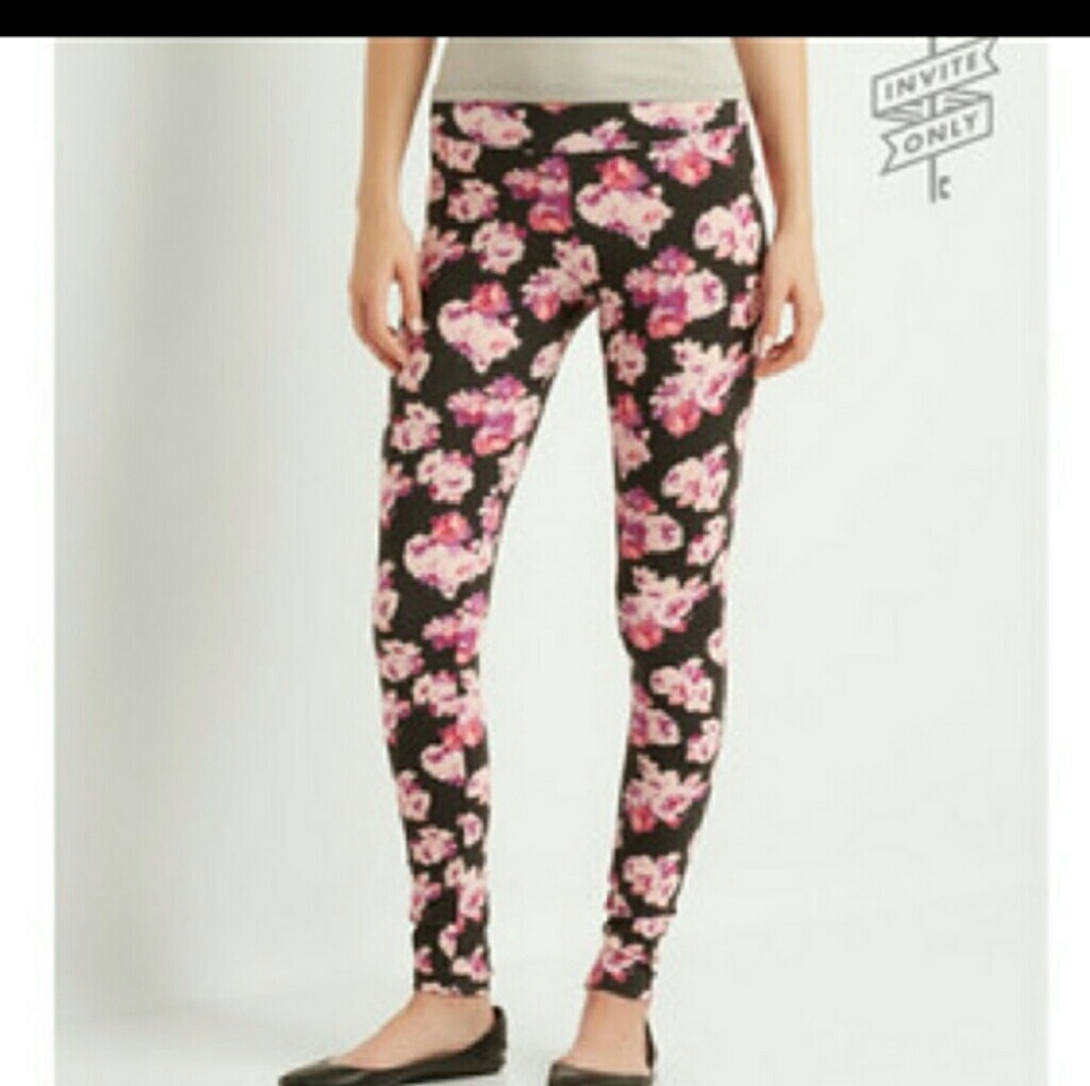 Floral spring leggings